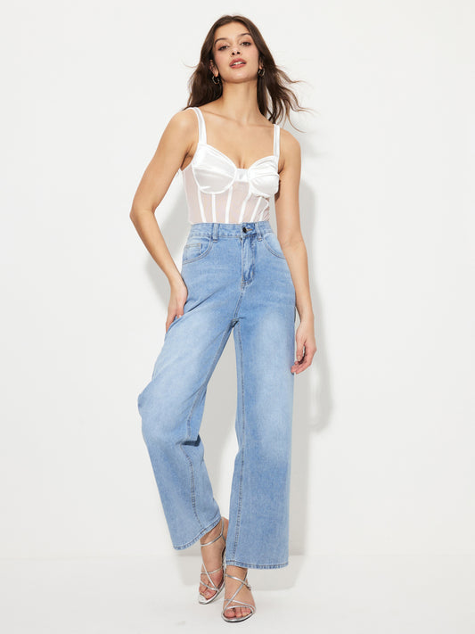 Straight Leg Jeans 1251912