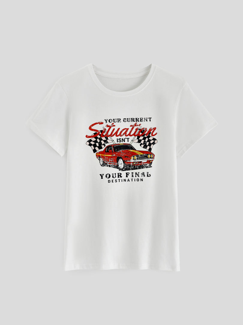 Printed Pullover T-Shirt 1260552