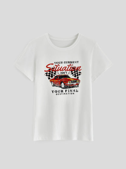 Printed Pullover T-Shirt 1260552