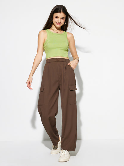 Pocket Straight Leg Pants 1287192