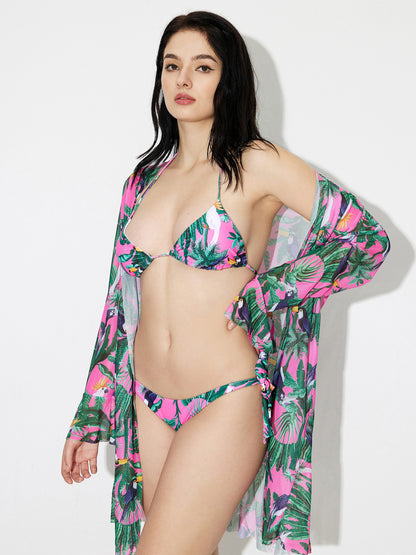 Color Block Bikini Set 119438