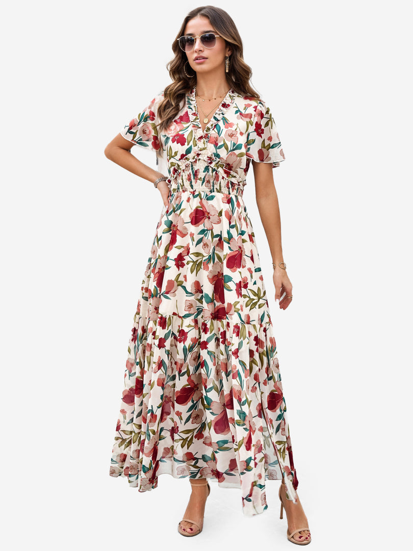 Ruffle A-Line Dress 1237192