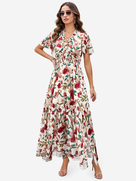 Ruffle A-Line Dress 1237192