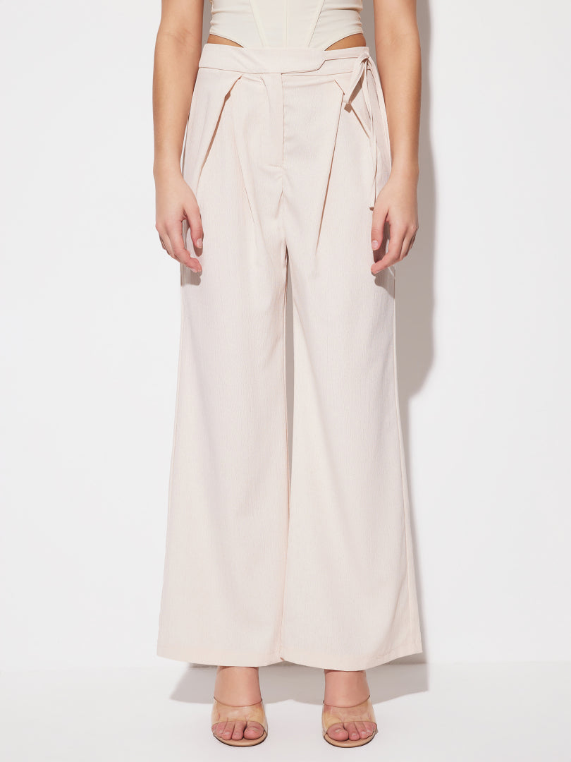 Tied Straight Leg Pants 1259982