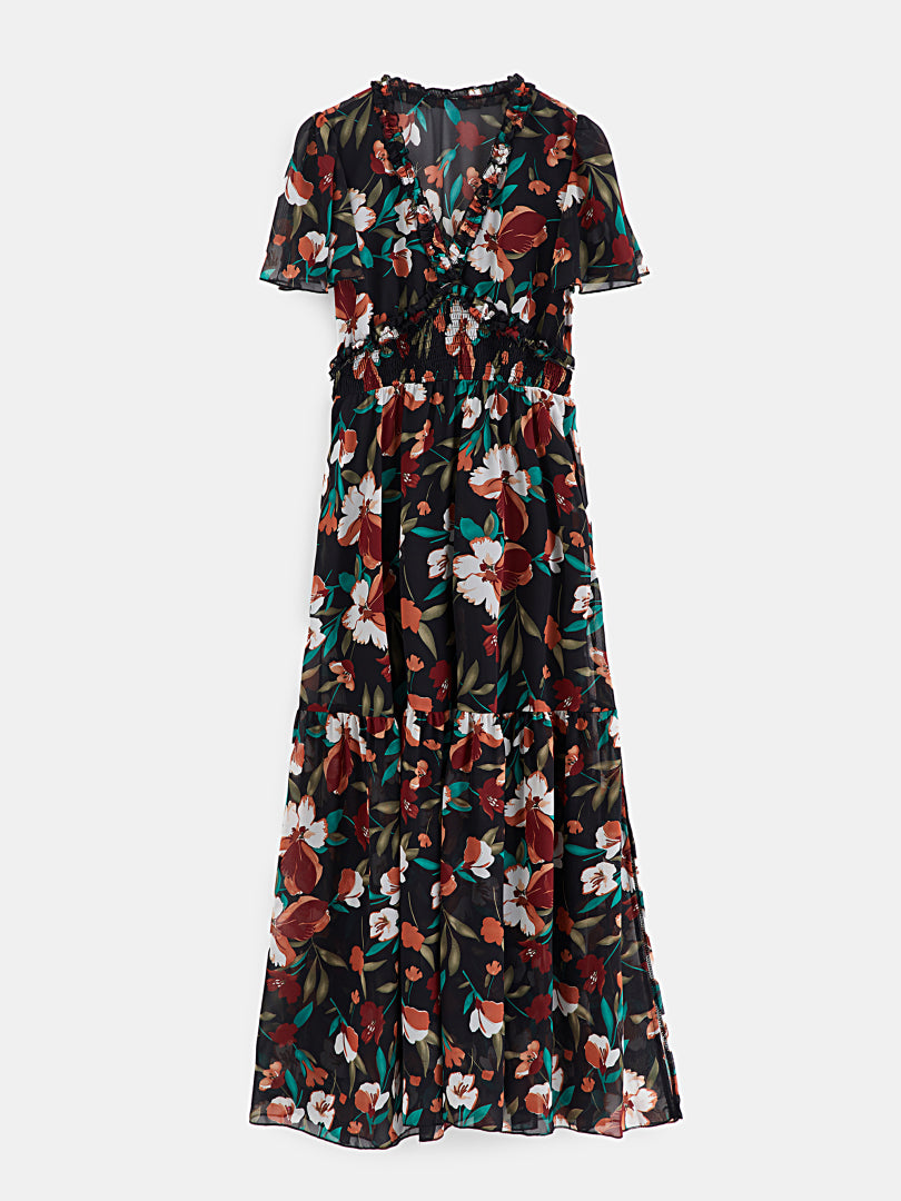 Ruffle A-Line Dress 1237192
