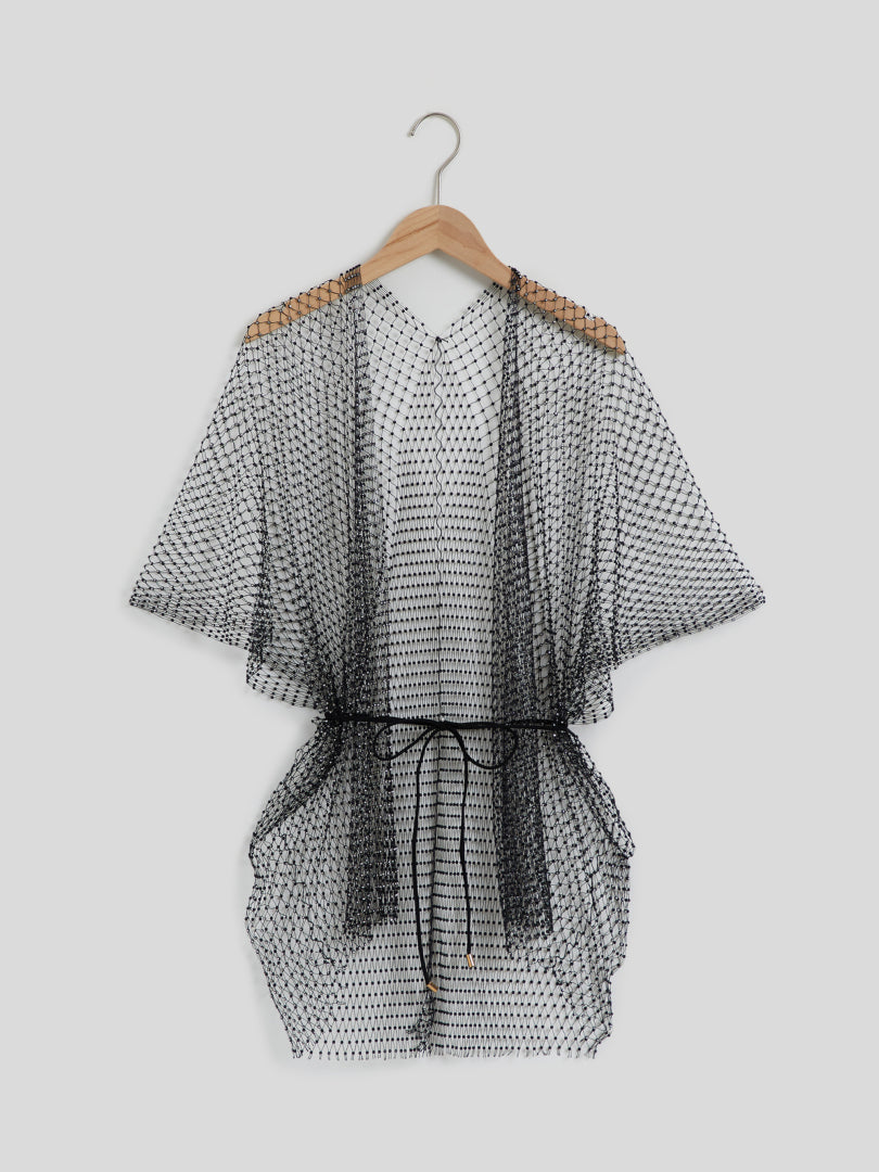 Sheer Placket Blouse 114571