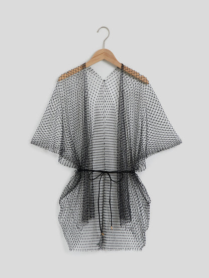 Sheer Placket Blouse 114571