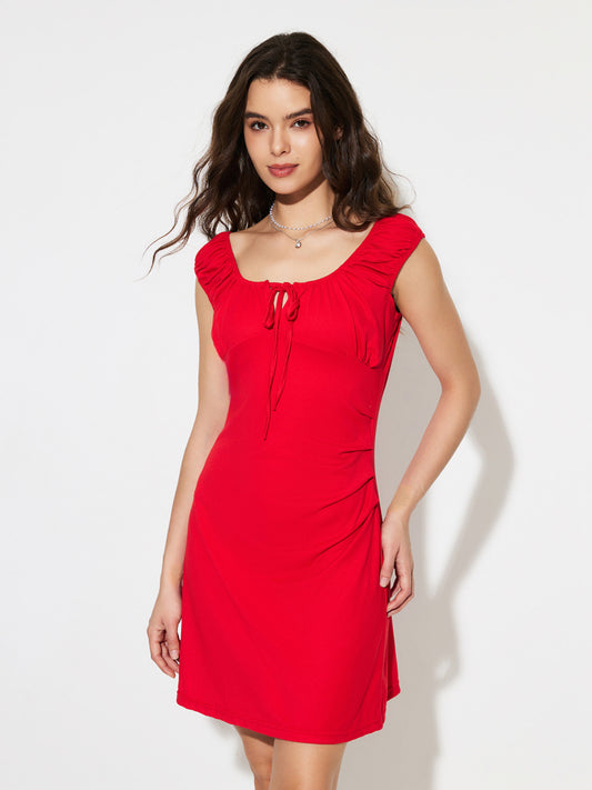 Knotted Bodycon Dress 1294212