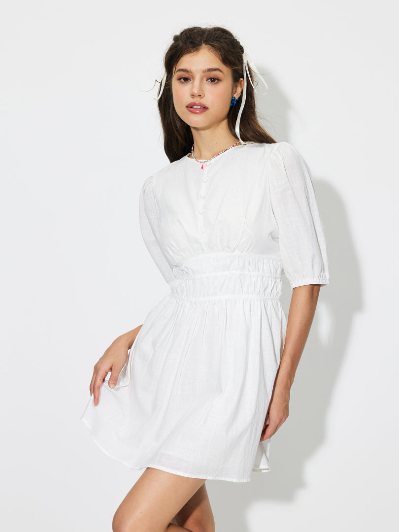 Darted A-Line Dress 1258102