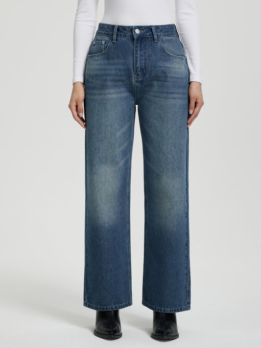 Straight Leg Jeans 116915