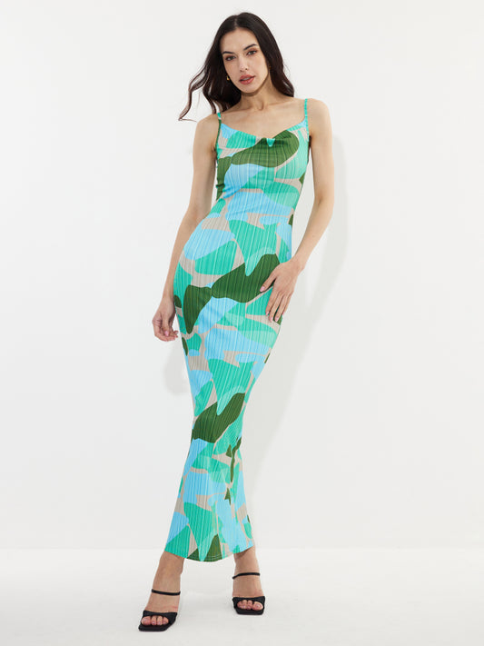 Printed Bodycon Dress 1242092