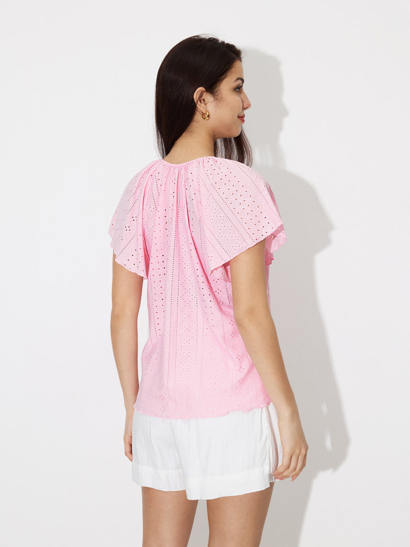 Knotted Pullover Blouse 120087