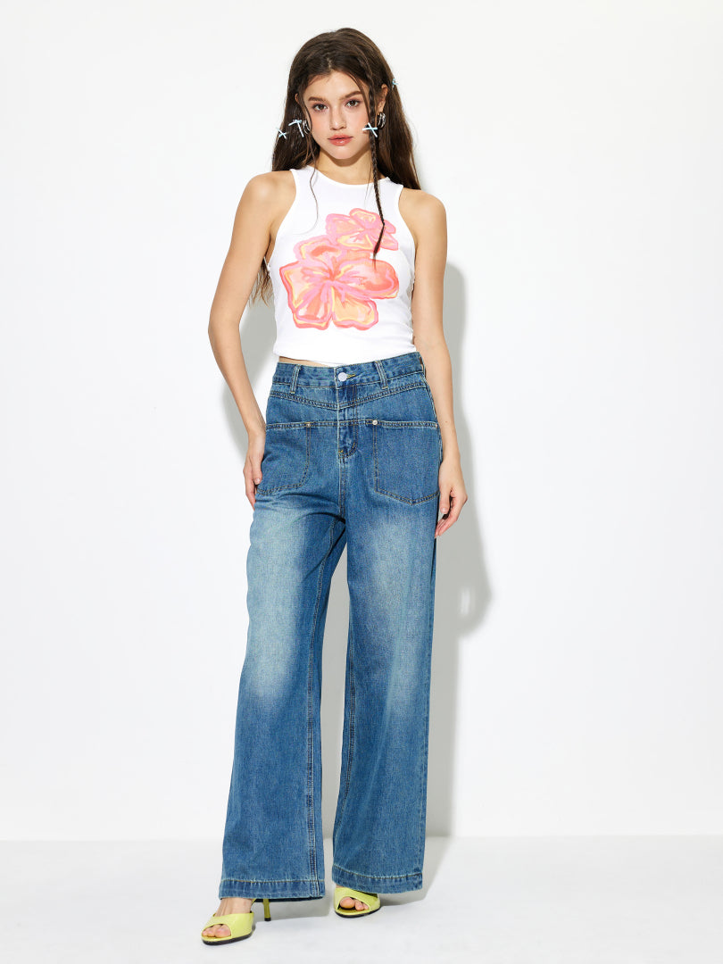Straight Leg Jeans 1270082