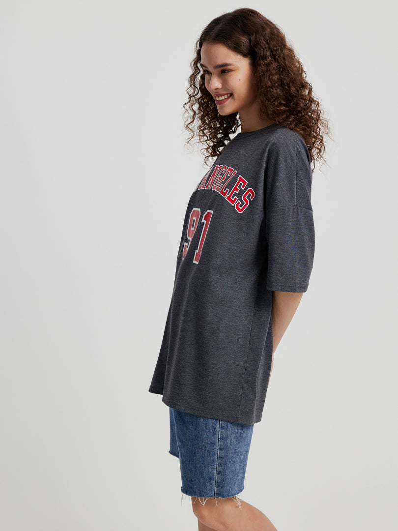 Printed Pullover T-Shirt 74798