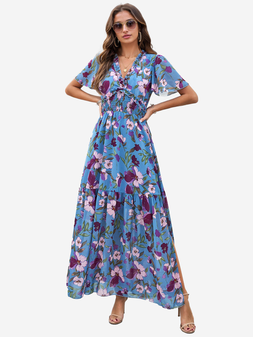Ruffle A-Line Dress 1237192