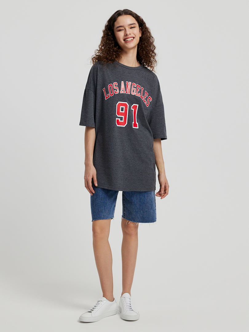 Printed Pullover T-Shirt 74798