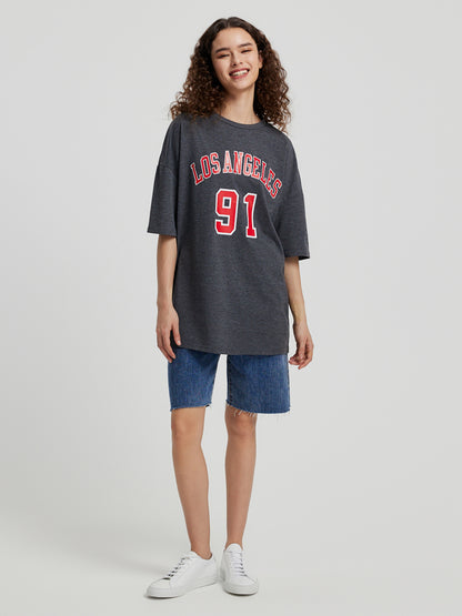 Printed Pullover T-Shirt 74798
