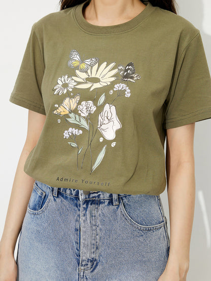 Printed Cotton T-Shirt 1231871