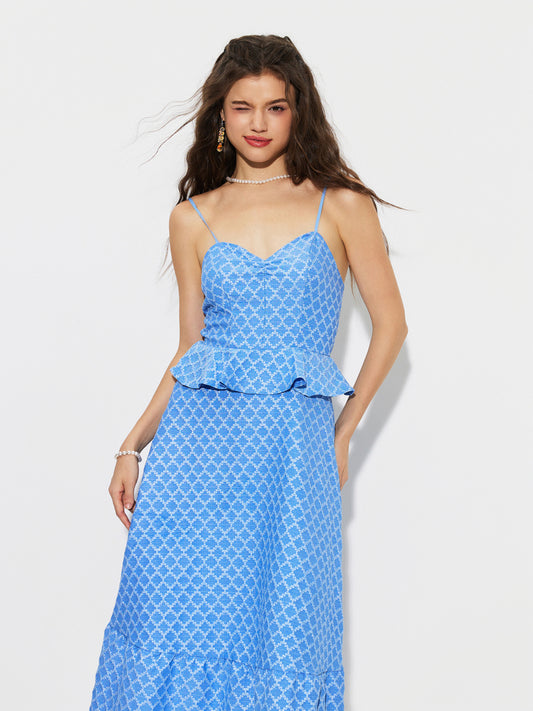 Ruffle A-Line Dress 1295932