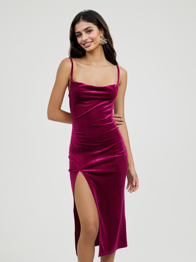 Slit Bodycon Dress 117112