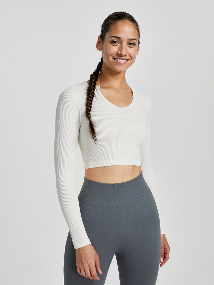 Fitted Sports Crop T-Shirt 117463
