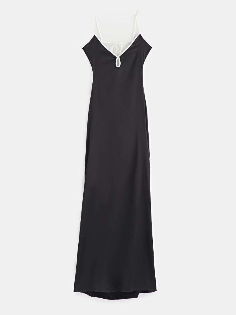 Contrast Stitch Slip Dress 120175