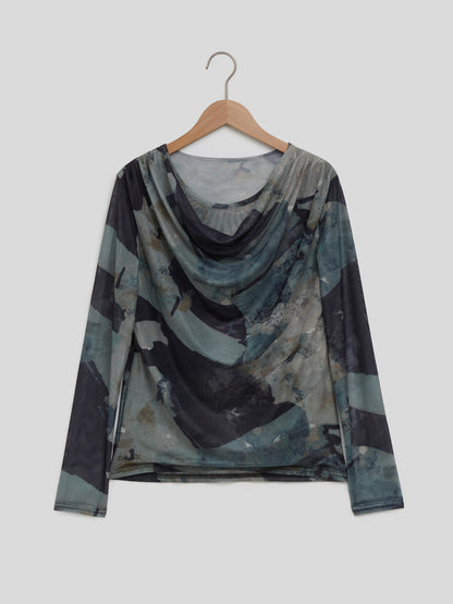 Sheer Pullover T-Shirt 116647