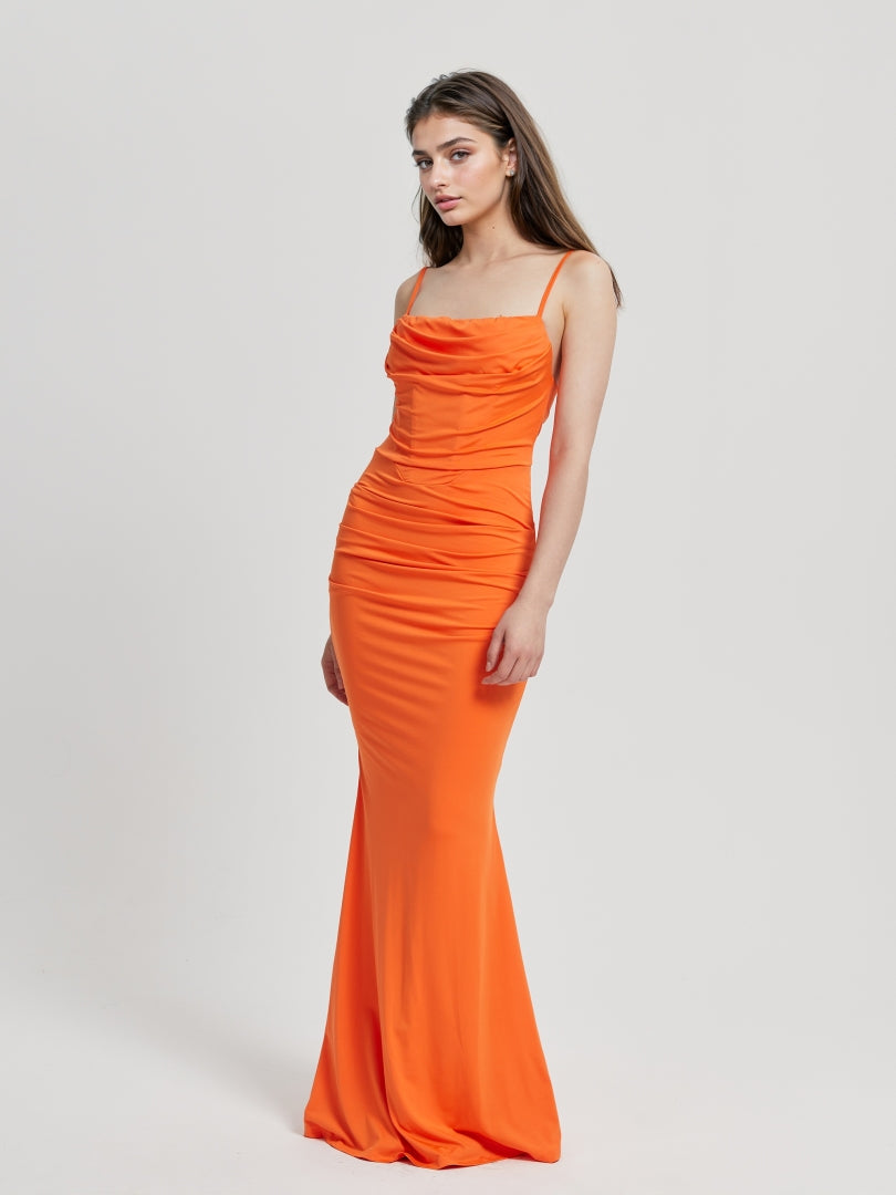 Maxi Gathered Cami Dress 107375