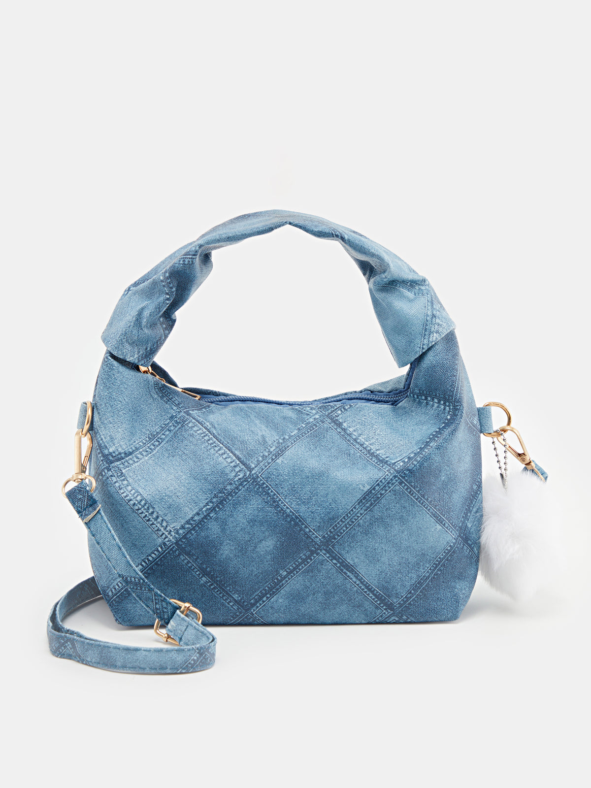 Plaid Baguettes Sling Bag 120453