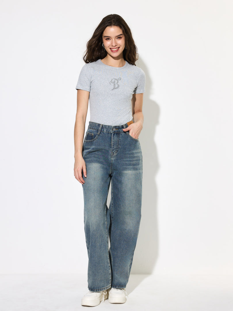 Straight Leg Jeans 1292242