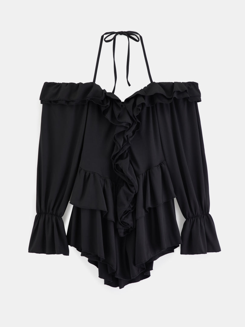 Ruffle A-Line Dress 1255682