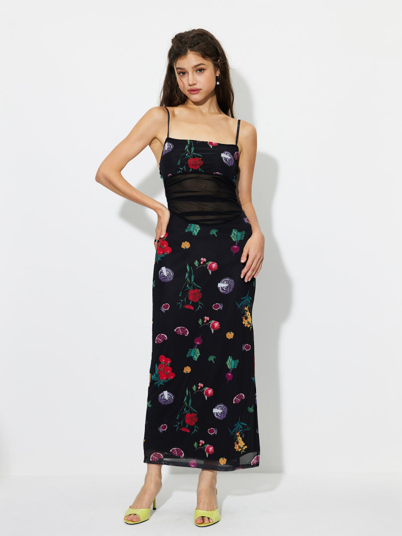 Patchwork Bodycon Dress 1258842