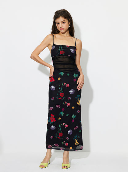 Patchwork Bodycon Dress 1258842