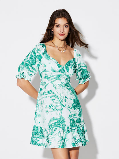 Draped A-Line Dress 1301632