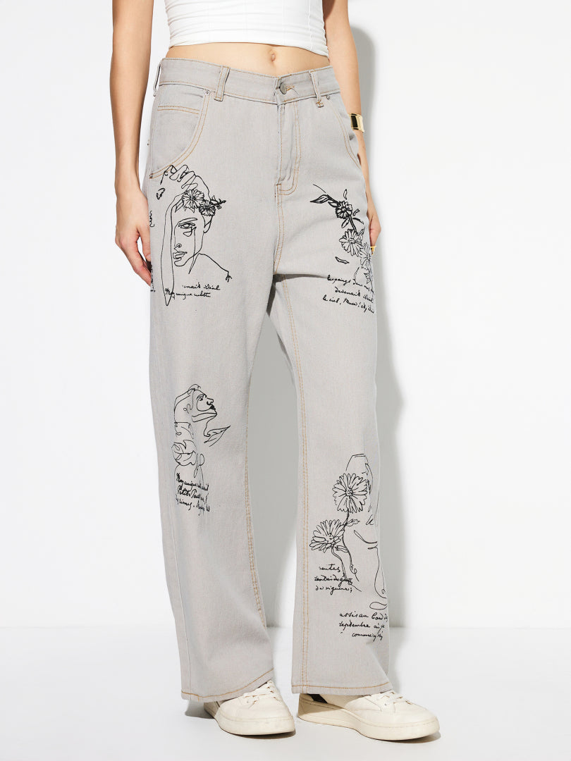 Straight Leg Jeans 1283902