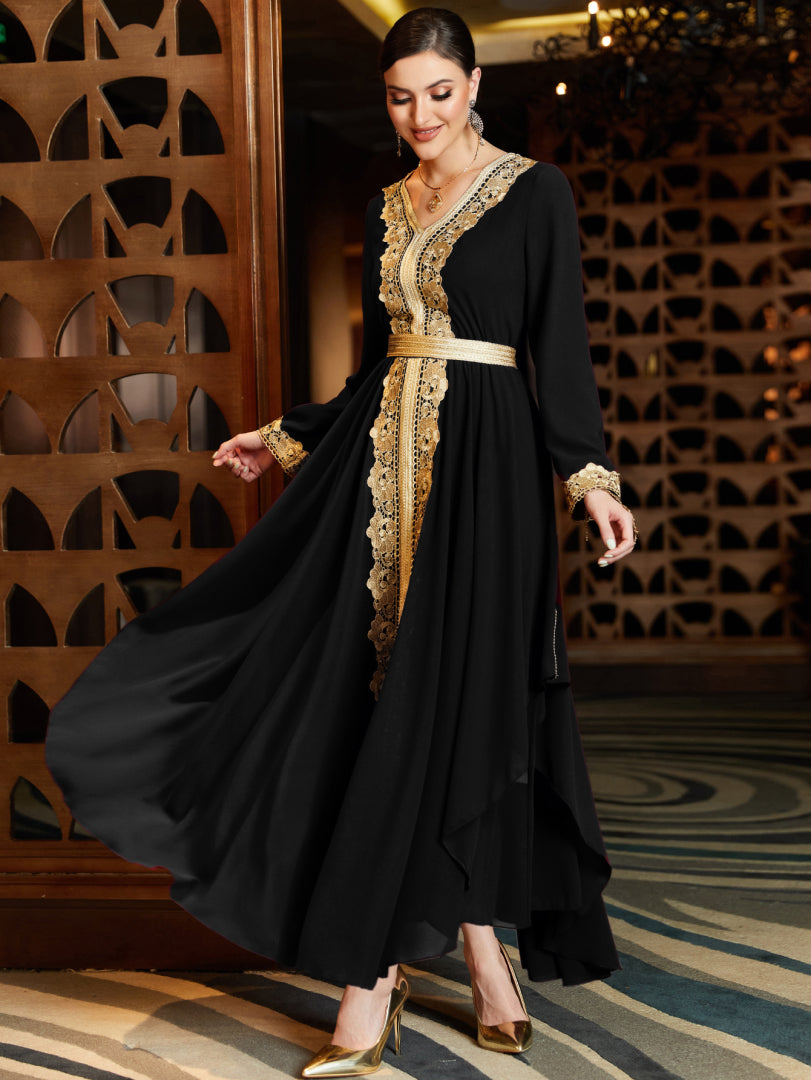 Belted Arabian Dresses 1249792