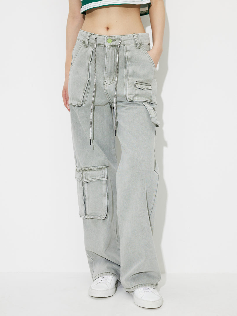 Pocket Straight Leg Jeans 120140