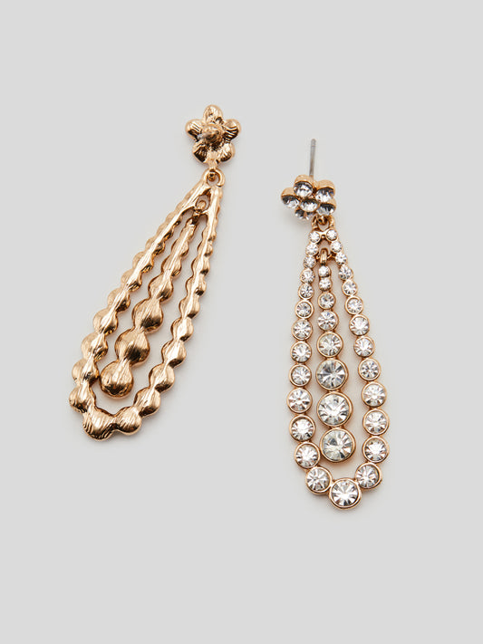 Rhinestone Artificial Jewellery - Dangle 114816