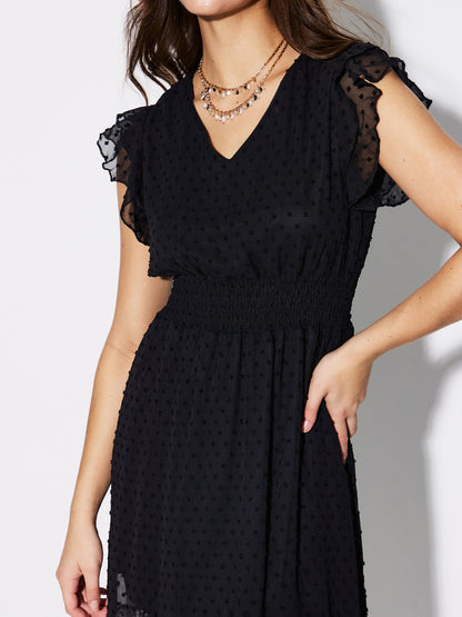 Ruffle A-Line Dress 1301812