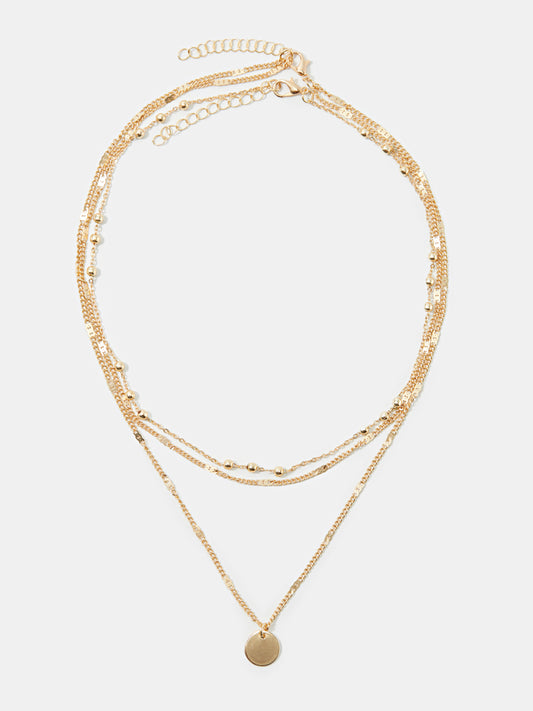Round Artificial Jewellery - Multi-Layer Necklace 119624