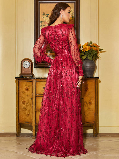 Slit Arabian Dresses 1288362