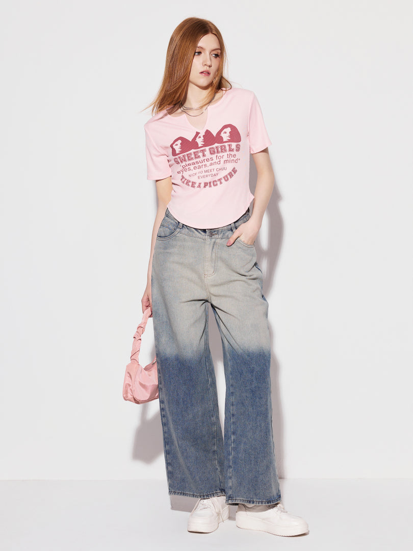 Printed Pullover T-Shirt 1281562