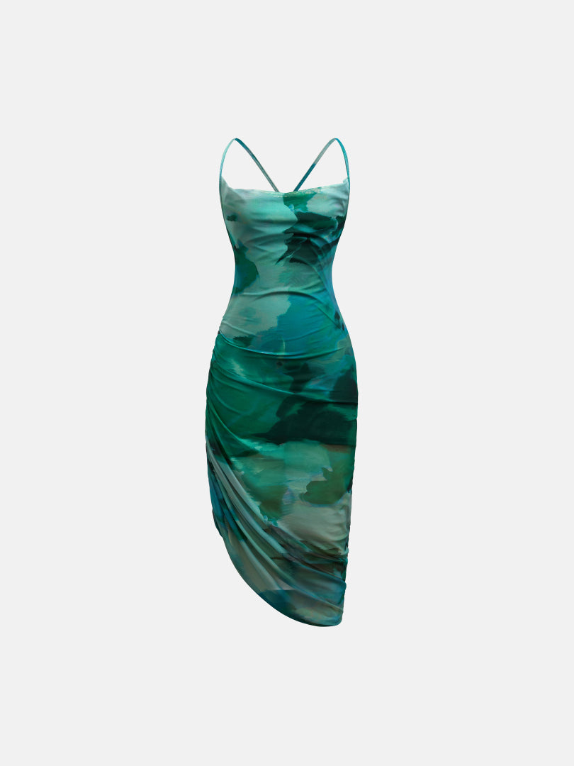 Asymmetric Bodycon Dress 1278862