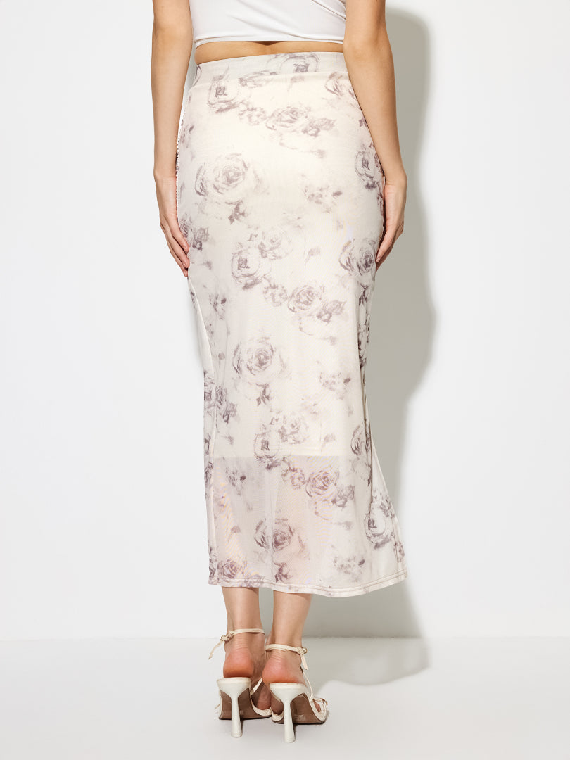 Printed Straight Skirt 1274902