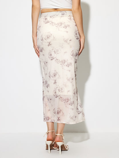 Printed Straight Skirt 1274902