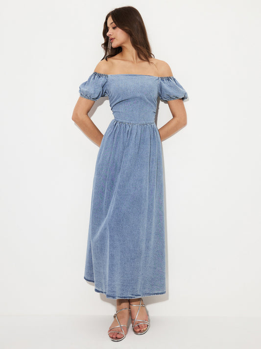 Denim Tube Dress 1251772