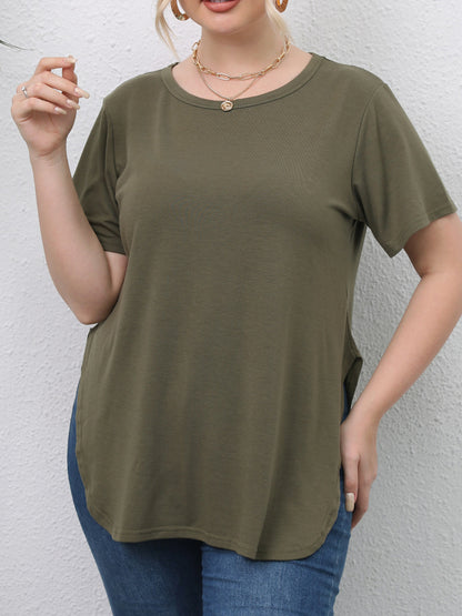 Plus Size    Pullover T-Shirt 1248362