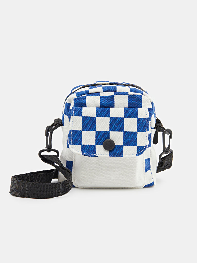 Checked Sling Bag 121002