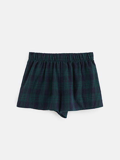 Checked Straight Fit Shorts 120805