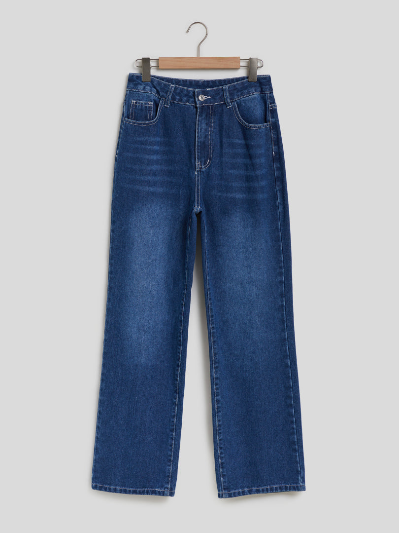 Straight Leg Jeans 113829